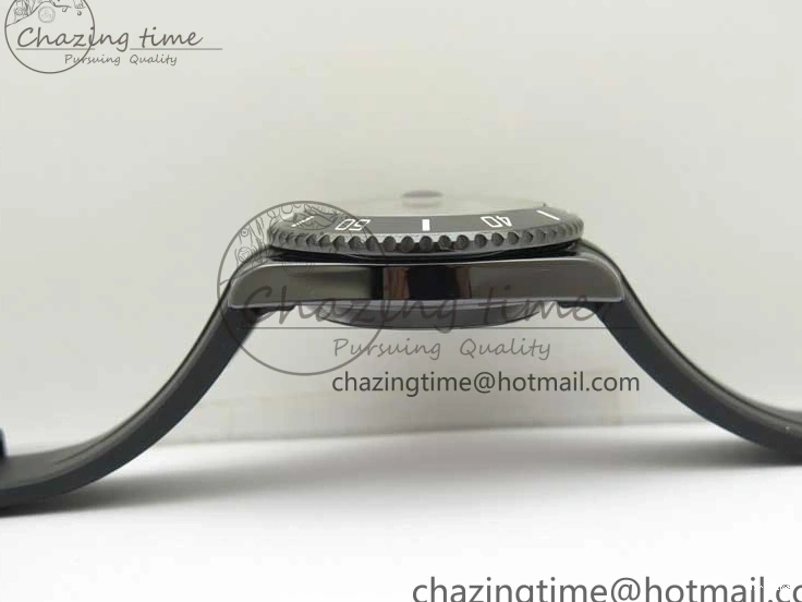 MiroTime 0201 Soft Submariner 40mm Black Ceramic 5GF Best Edition Pink Painting Dial on Black Rubber Strap SA 2472